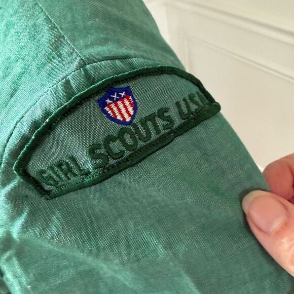 Vintage 50s Girl Scout Uniform and Sash Womens Small Medium S M - Picture 6 of 10